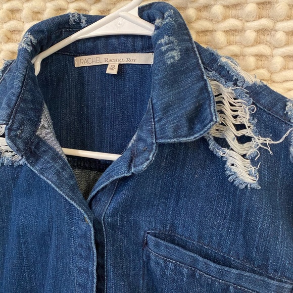 Women’s jean distressed dress - Picture 2 of 3